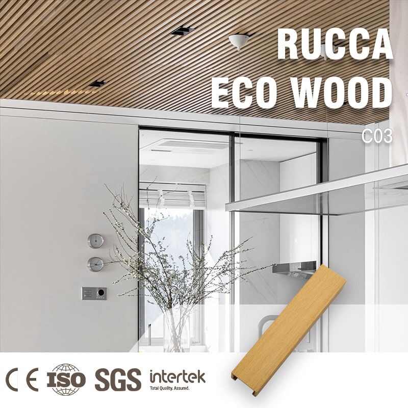Decorative Ceiling Wood PVC Plastic Composite False Ceiling for Interior Suspended Decoration Hall Ceiling Panels Design