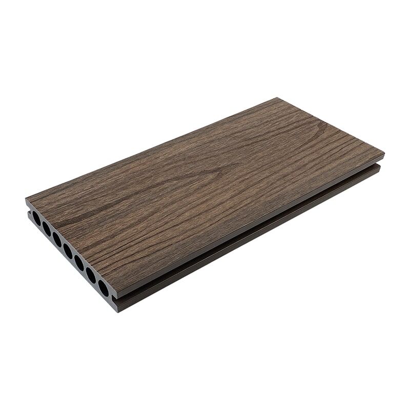 RUCCA Waterproof Round 13923mm Wpc Swimming Pool Decking Co-extrusion Anti-uv Wood Plastic Composite Flooring