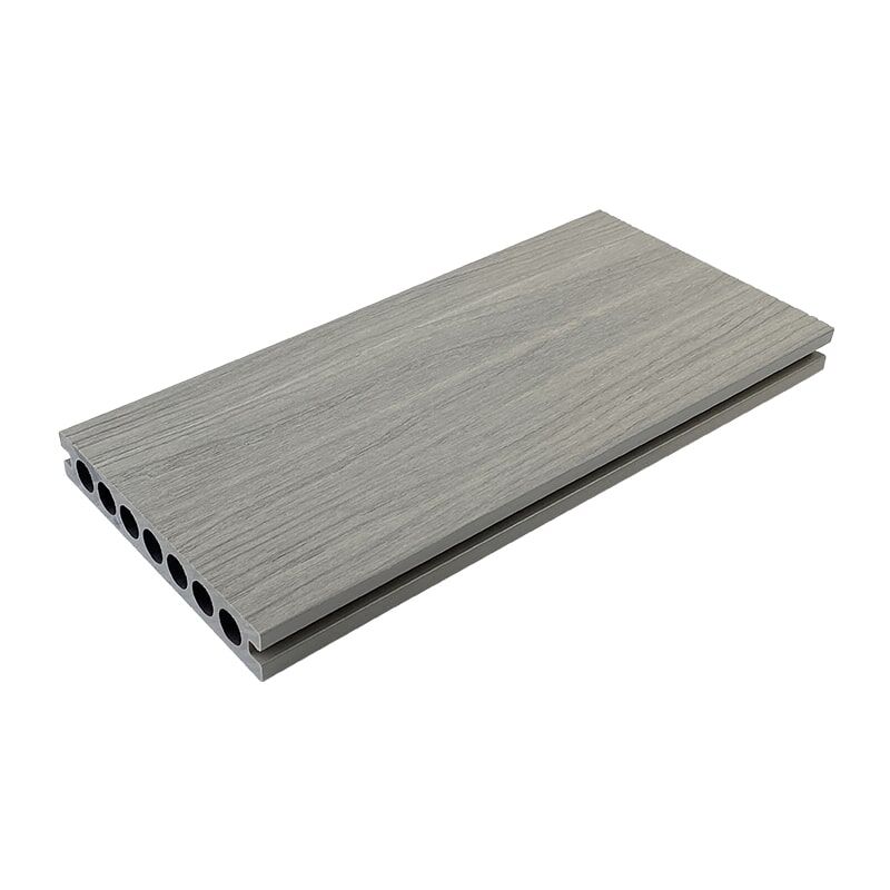 Round Hollow 13923mm Wpc Swimming Pool Decking Co-extrusion Anti-uv Wood Plastic Composite Flooring