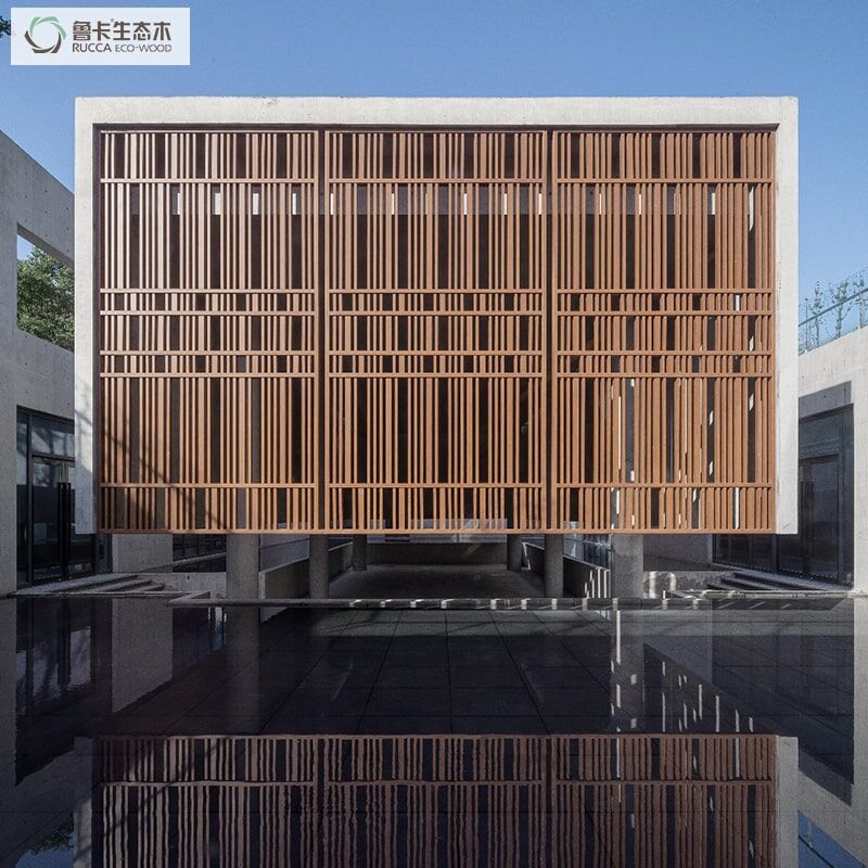 Rucca Outdoor Hollow WPC and Steel Facade Shading