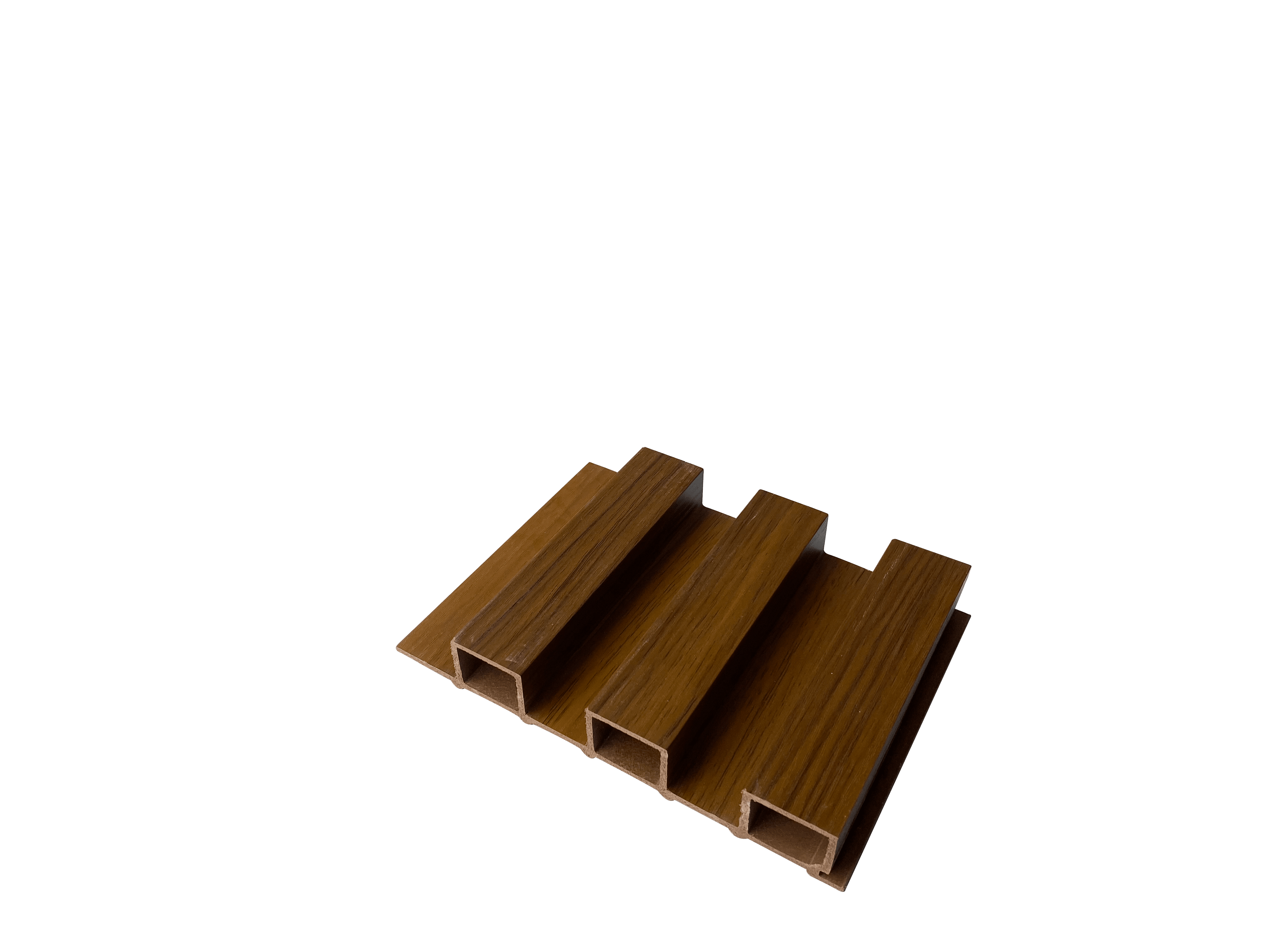 Factory Indoor Decor Plastic Composite Pvc Coating Cladding Fluted Wall Board Interior Wpc Wall Panel