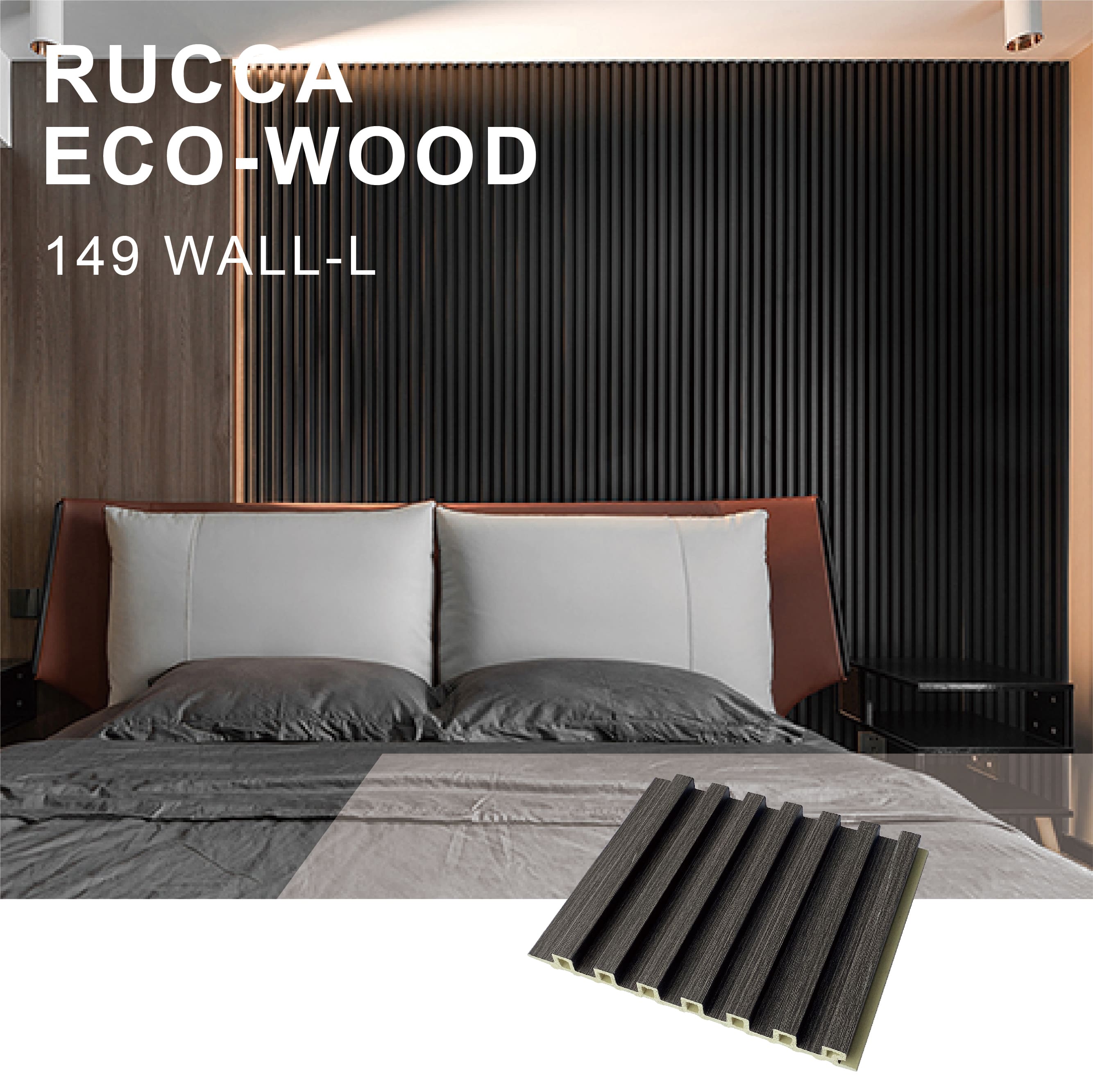 RUCCA Color Decorative Luxury House Wood Hollow Wall Panel 14913mm Wood Composite Panel Interior Exterior