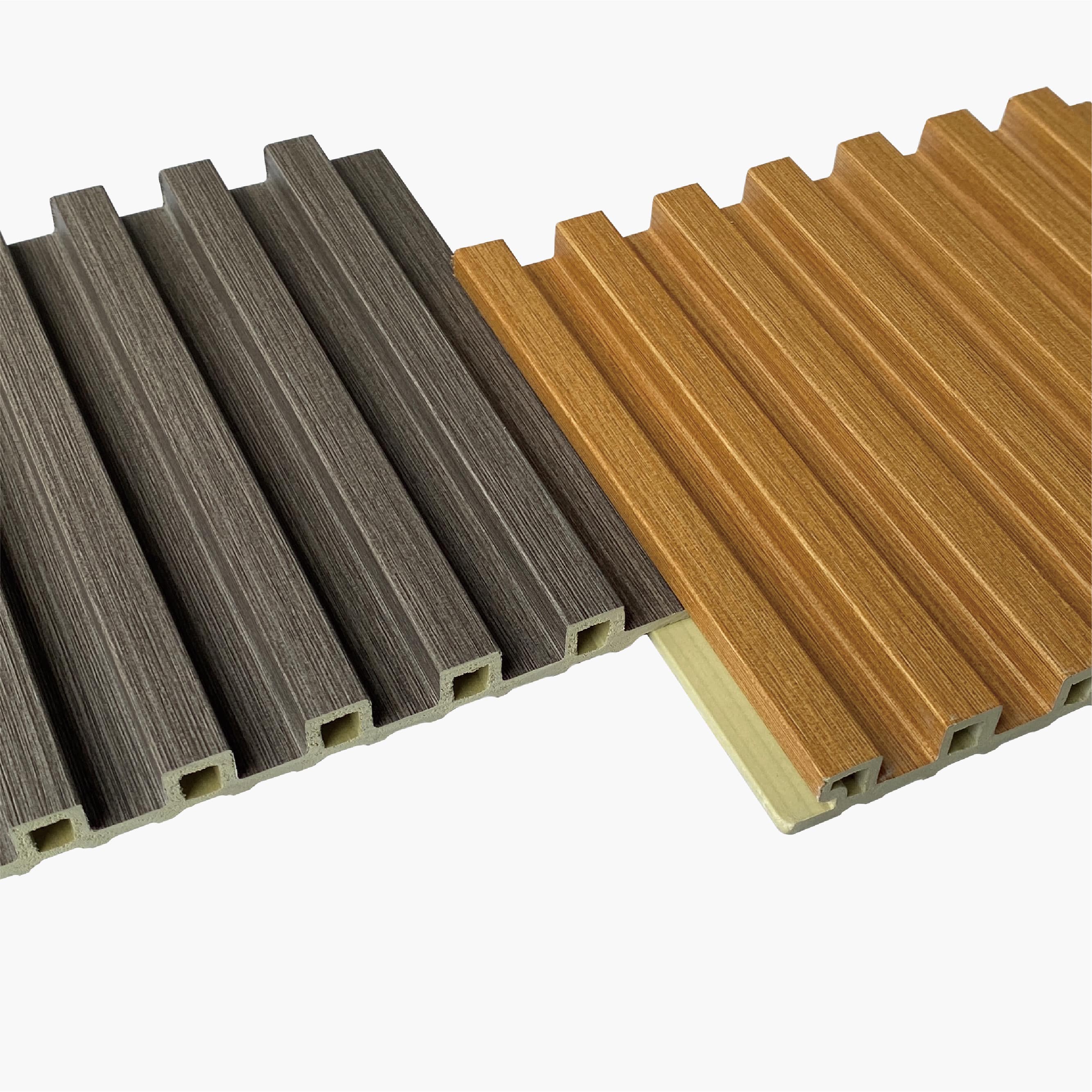 White Color Decorative Luxury House Wood Hollow Wall Panel 14913mm Wood Composite Panel Interior Exterior